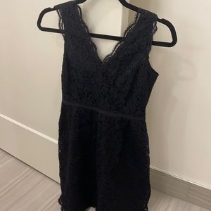 Black lace dress from Ann Taylor loft